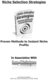 Thumbnail Niche selection Strategies